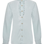 Blusa Tencel Mujer Raulí Azul Rockford