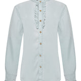 Blusa Tencel Mujer Raulí Azul Rockford