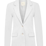 Chaqueta Lino Mujer Anana Blanco Rockford