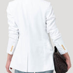 Chaqueta Lino Mujer Anana Blanco Rockford