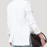 Chaqueta Lino Mujer Anana Blanco Rockford