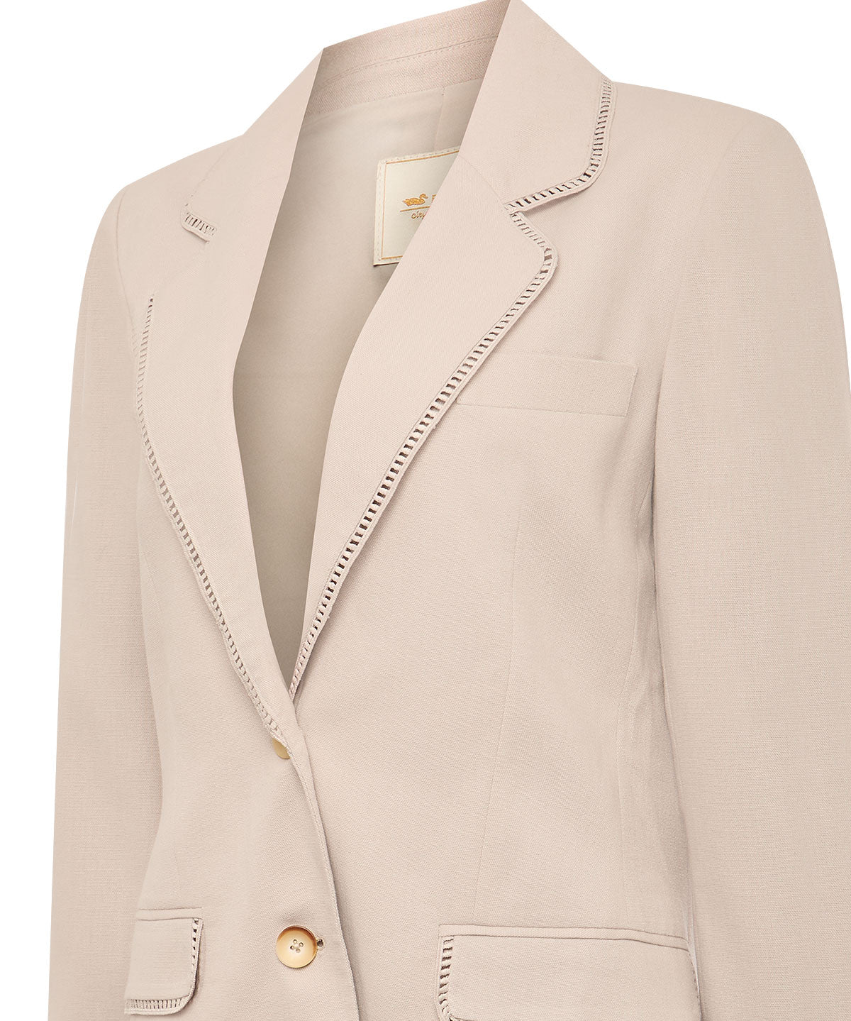 Chaqueta Lino Mujer Anana Beige Rockford