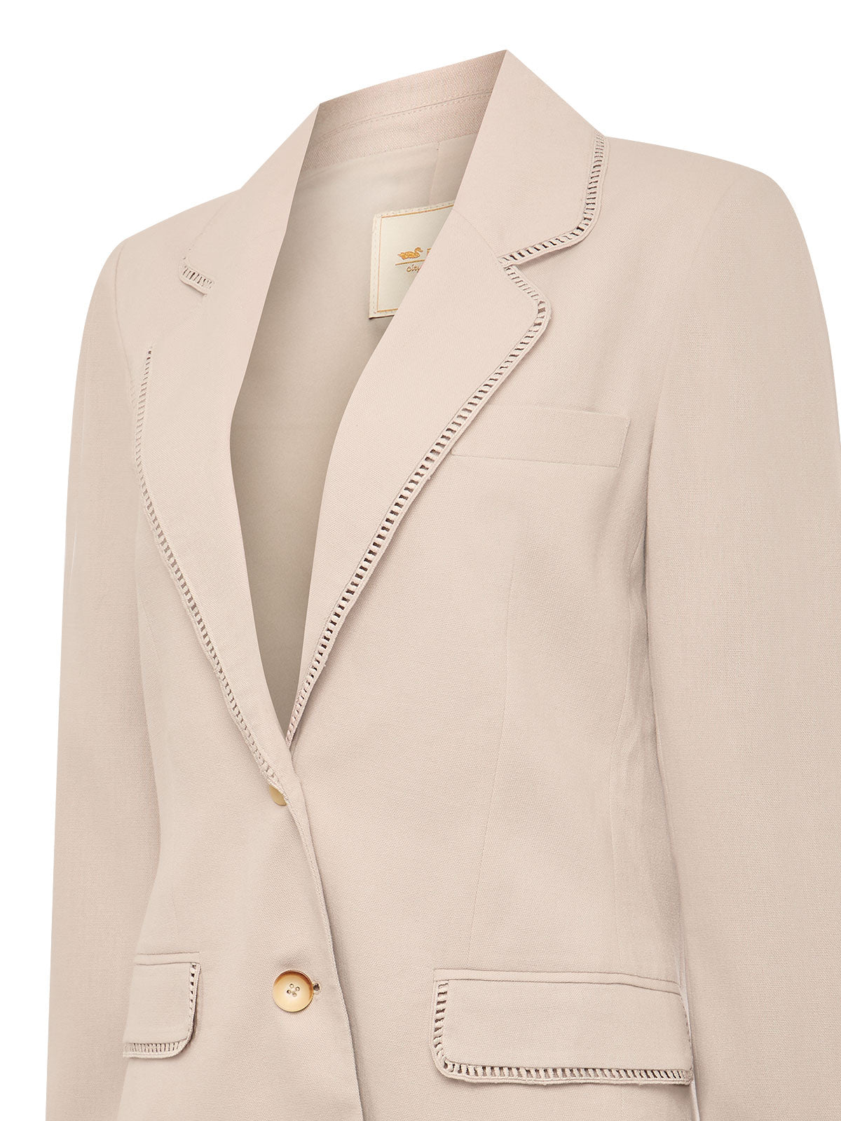 Chaqueta Lino Mujer Anana Beige Rockford