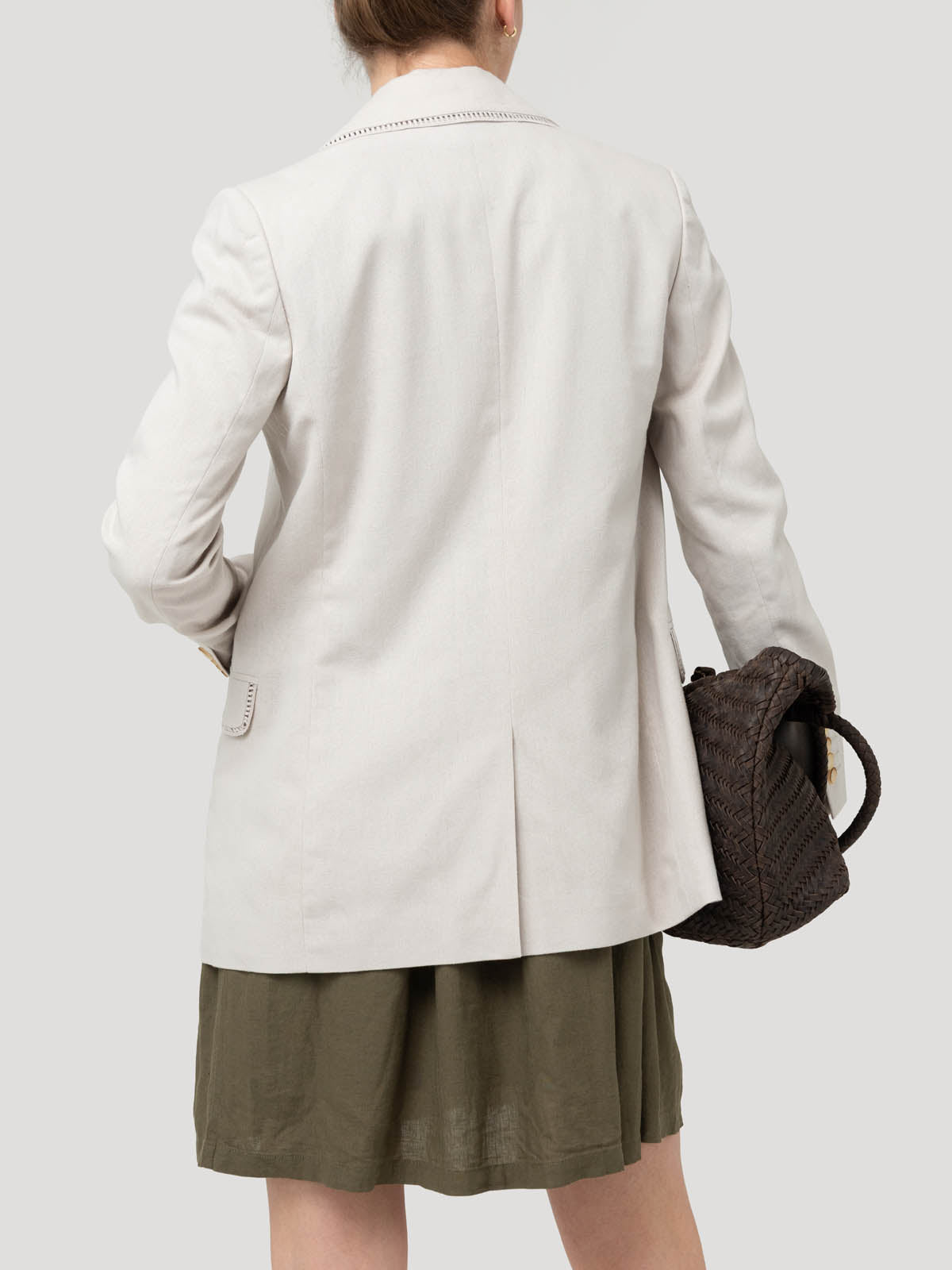 Chaqueta Lino Mujer Anana Beige Rockford