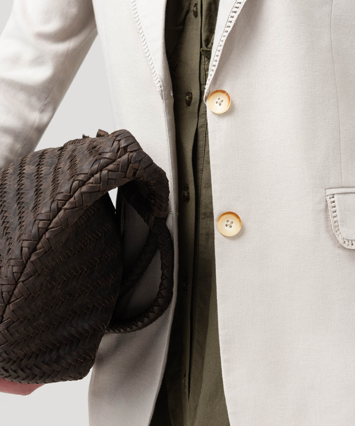 Chaqueta Lino Mujer Anana Beige Rockford