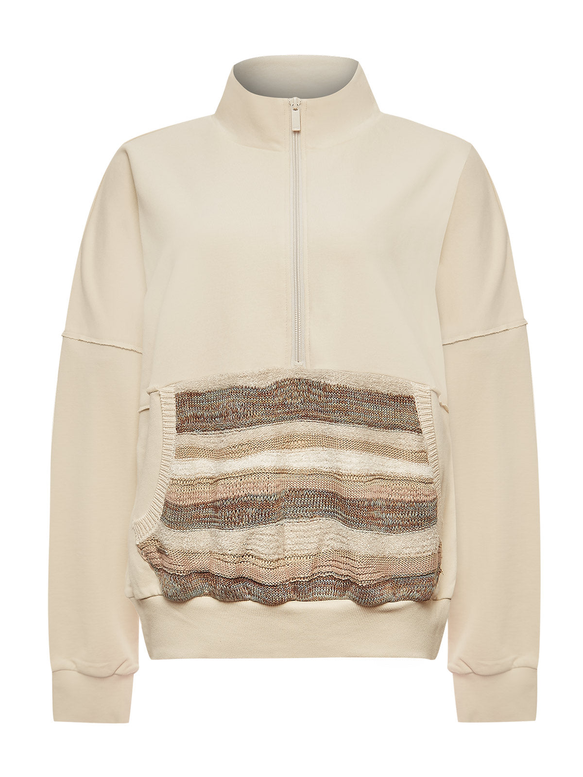 Polerón Algodón Orgánico Mujer Boro Beige Rockford
