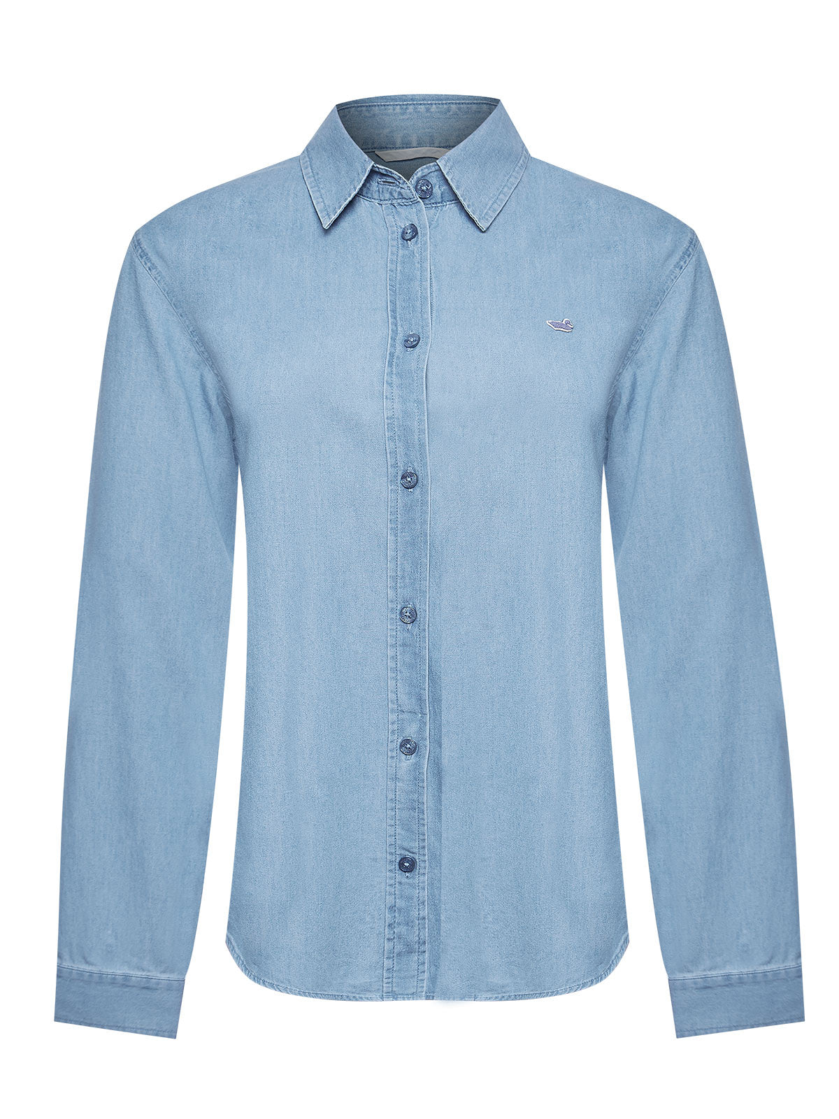 Blusa Algodón Orgánico Mujer Makalu Azul Rockford