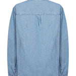 Blusa Algodón Orgánico Mujer Makalu Azul Rockford