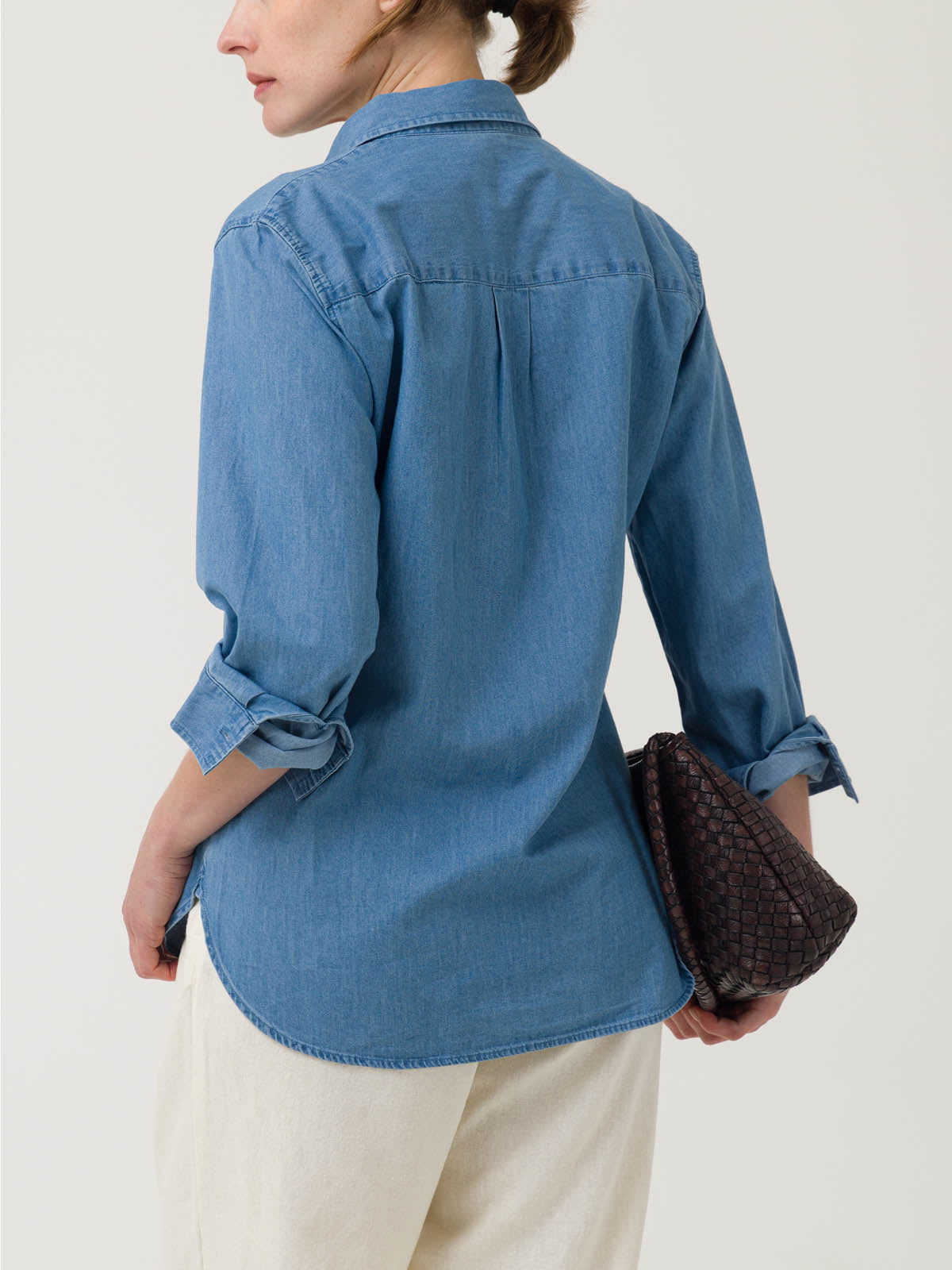 Blusa Algodón Orgánico Mujer Makalu Azul Rockford