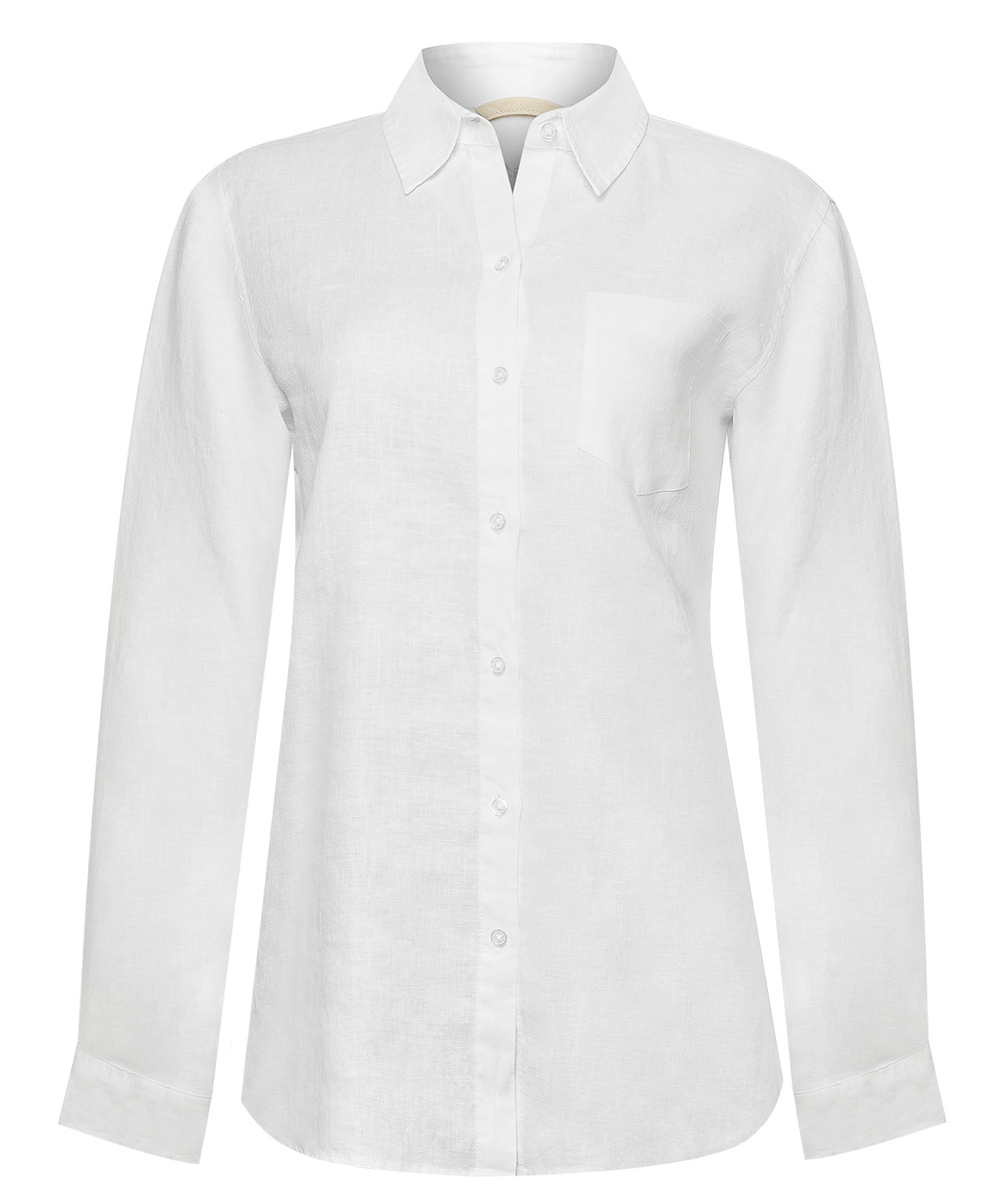 Blusa Lino Orgánico Mujer Lirio Blanco Rockford