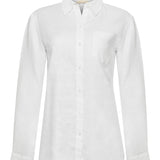Blusa Lino Orgánico Mujer Lirio Blanco Rockford