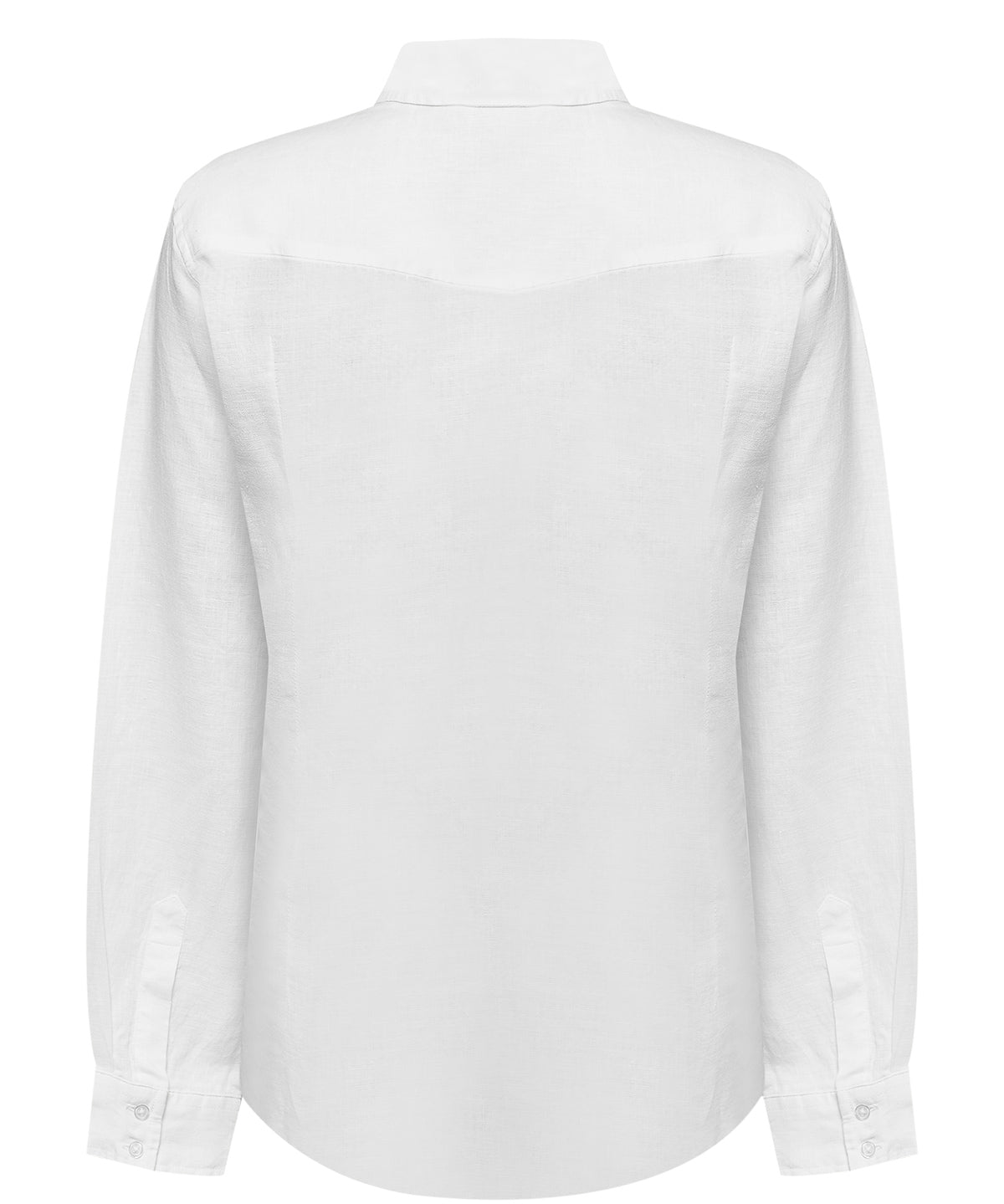 Blusa Lino Orgánico Mujer Lirio Blanco Rockford