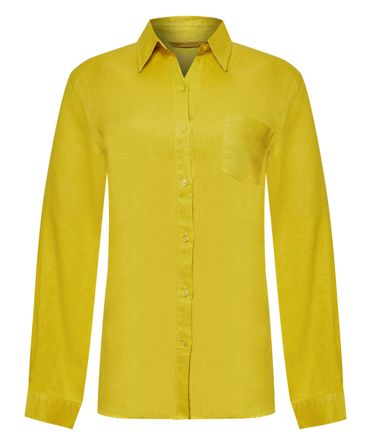 Blusa Lino Orgánico Mujer Lirio Amarillo Rockford