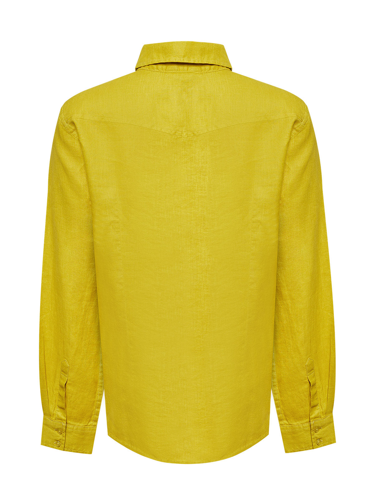 Blusa Lino Orgánico Mujer Lirio Amarillo Rockford