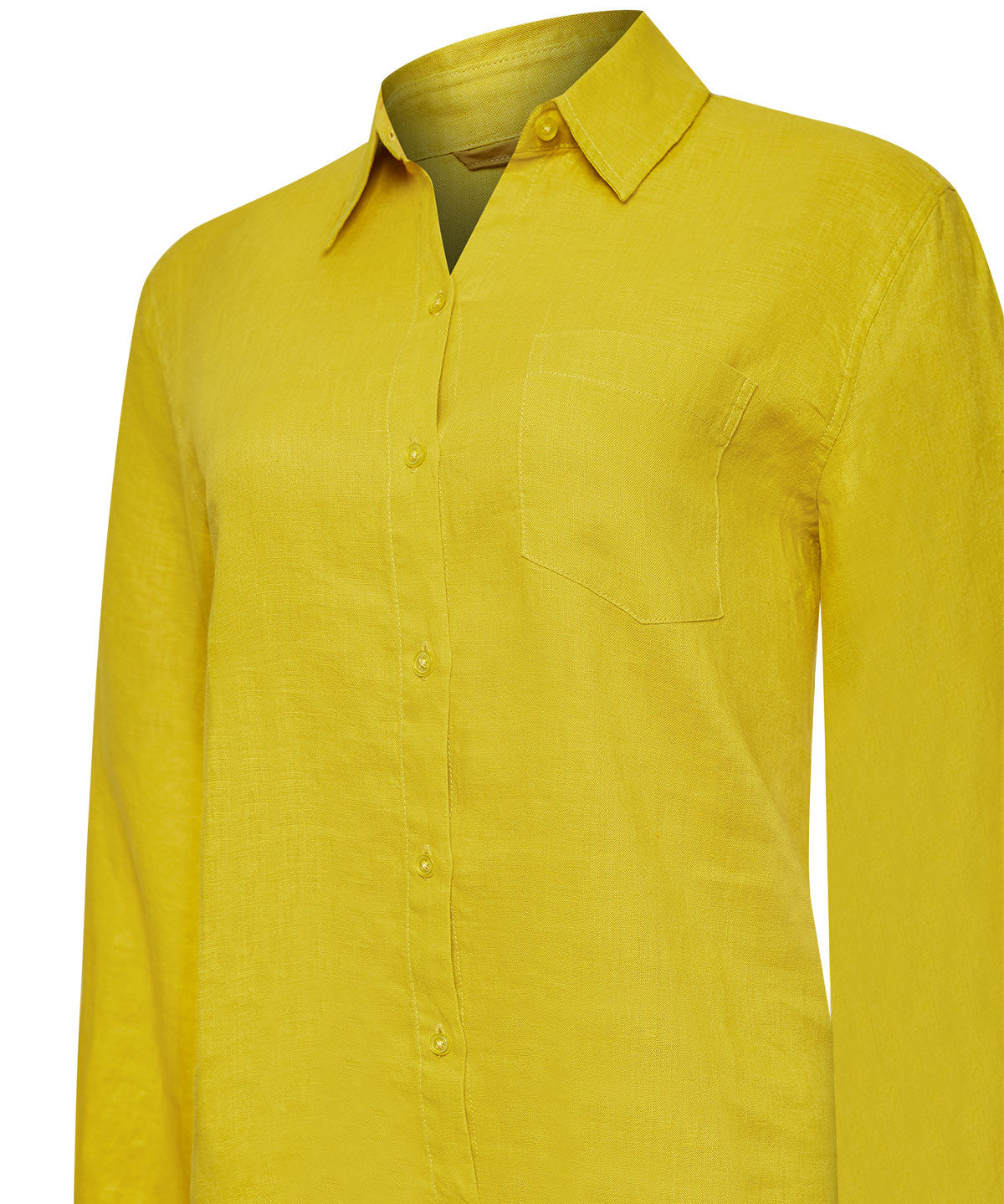 Blusa Lino Orgánico Mujer Lirio Amarillo Rockford