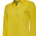 Blusa Lino Orgánico Mujer Lirio Amarillo Rockford