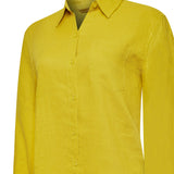Blusa Lino Orgánico Mujer Lirio Amarillo Rockford