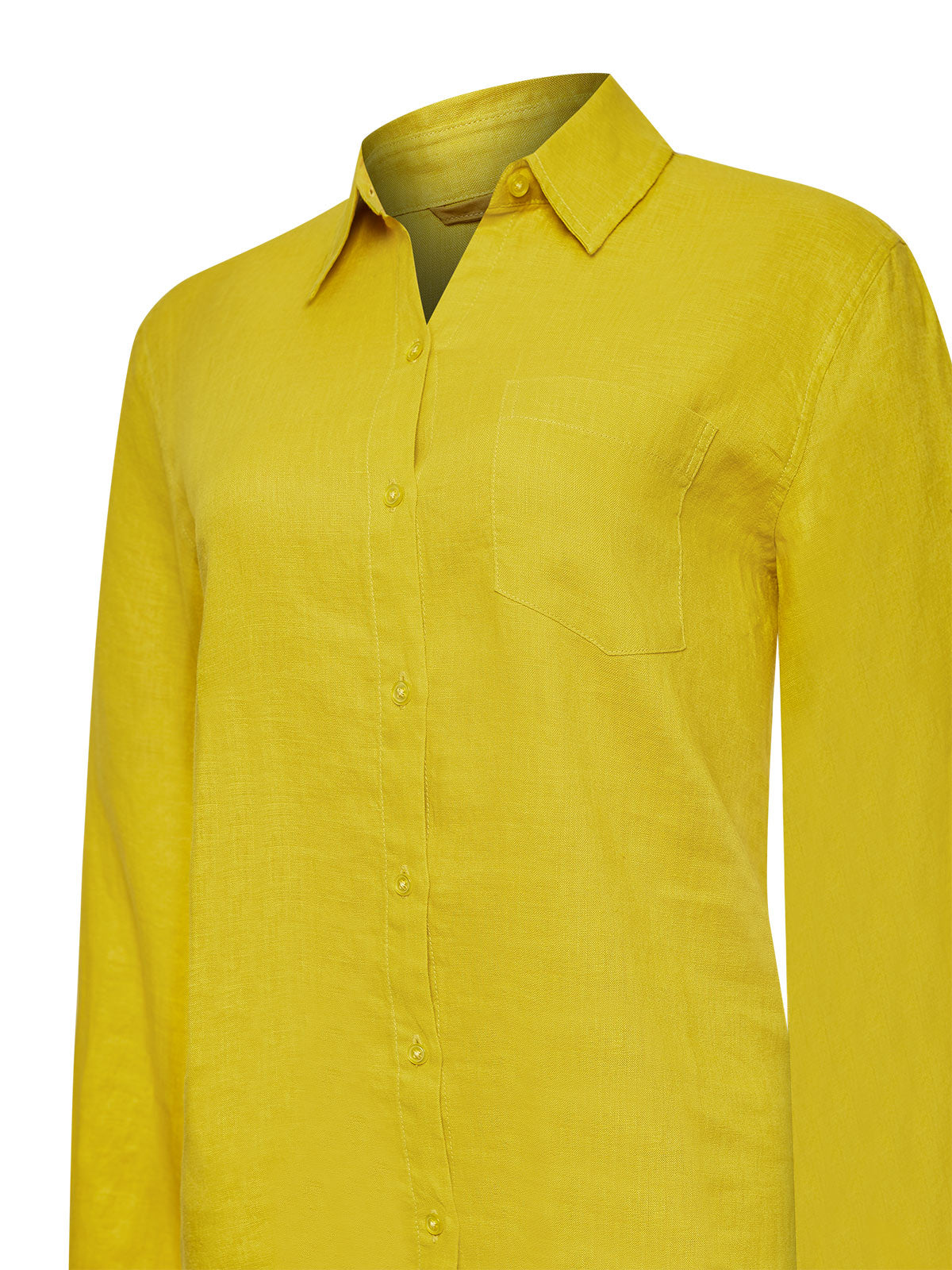 Blusa Lino Orgánico Mujer Lirio Amarillo Rockford