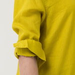 Blusa Lino Orgánico Mujer Lirio Amarillo Rockford