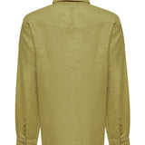 Blusa Lino Orgánico Mujer Lirio Verde Rockford