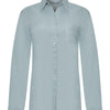 Blusa Lino Orgánico Mujer Lirio Celeste Rockford