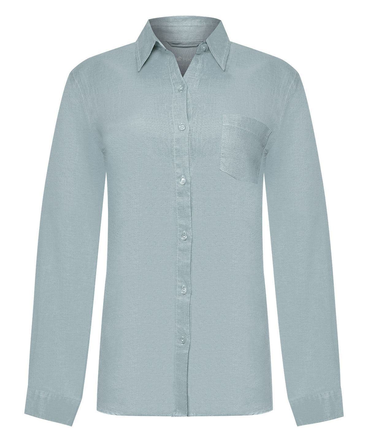 Blusa Lino Orgánico Mujer Lirio Celeste Rockford