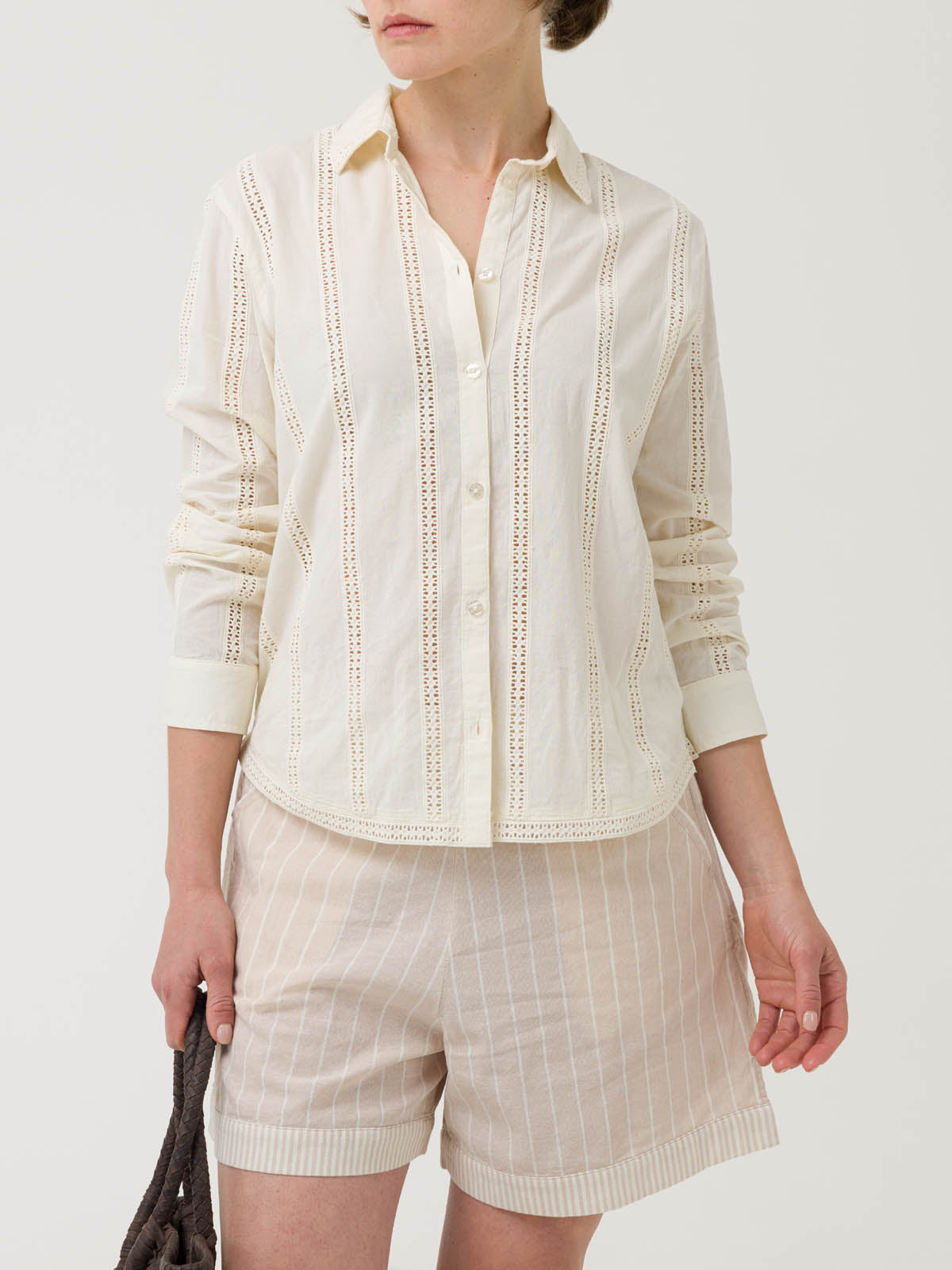 Blusa Algodón Orgánico Mujer Zambor Blanco Rockford