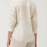 Blusa Algodón Orgánico Mujer Zambor Blanco Rockford