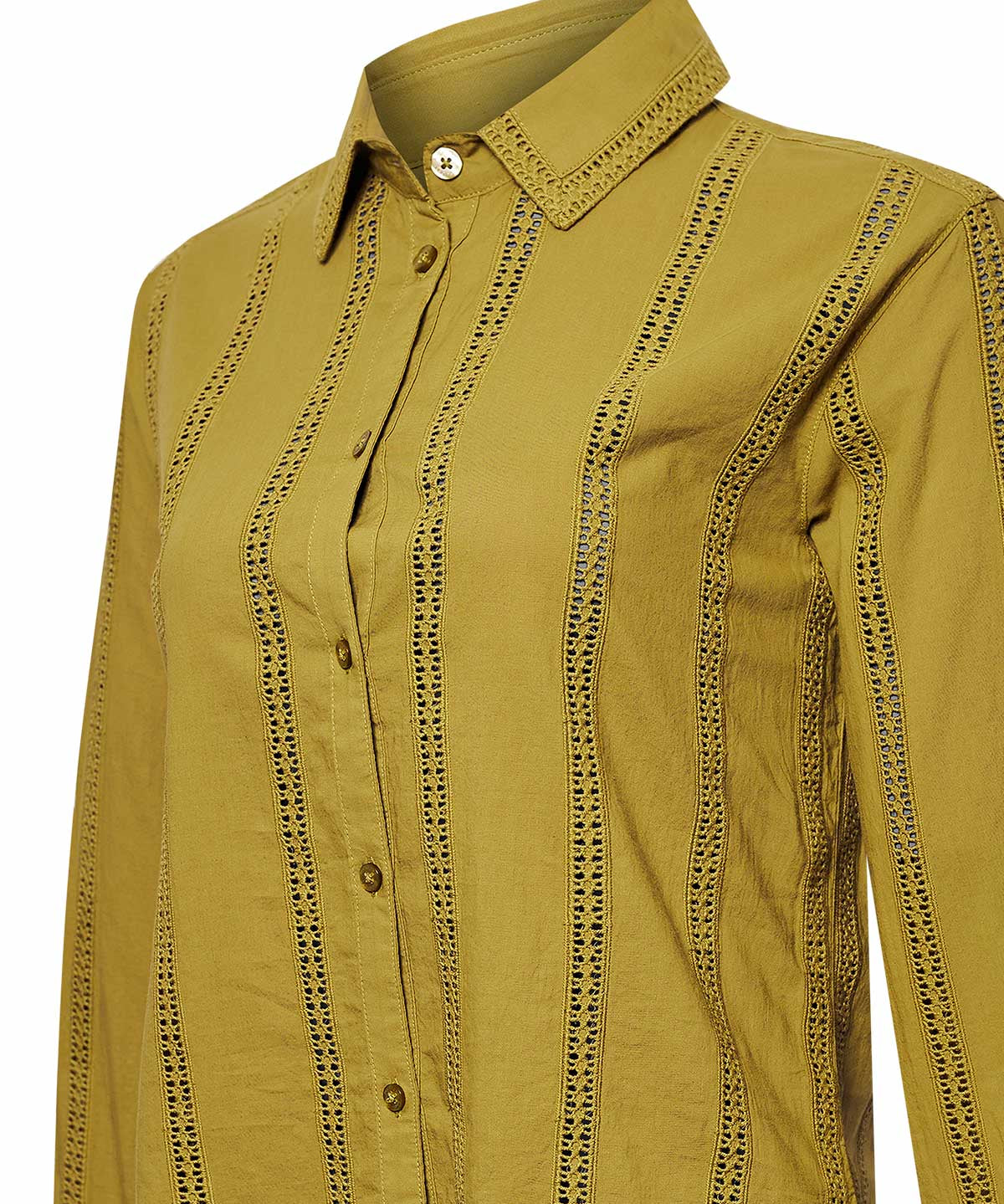 Blusa Algodón Orgánico Mujer Zambor Verde Rockford
