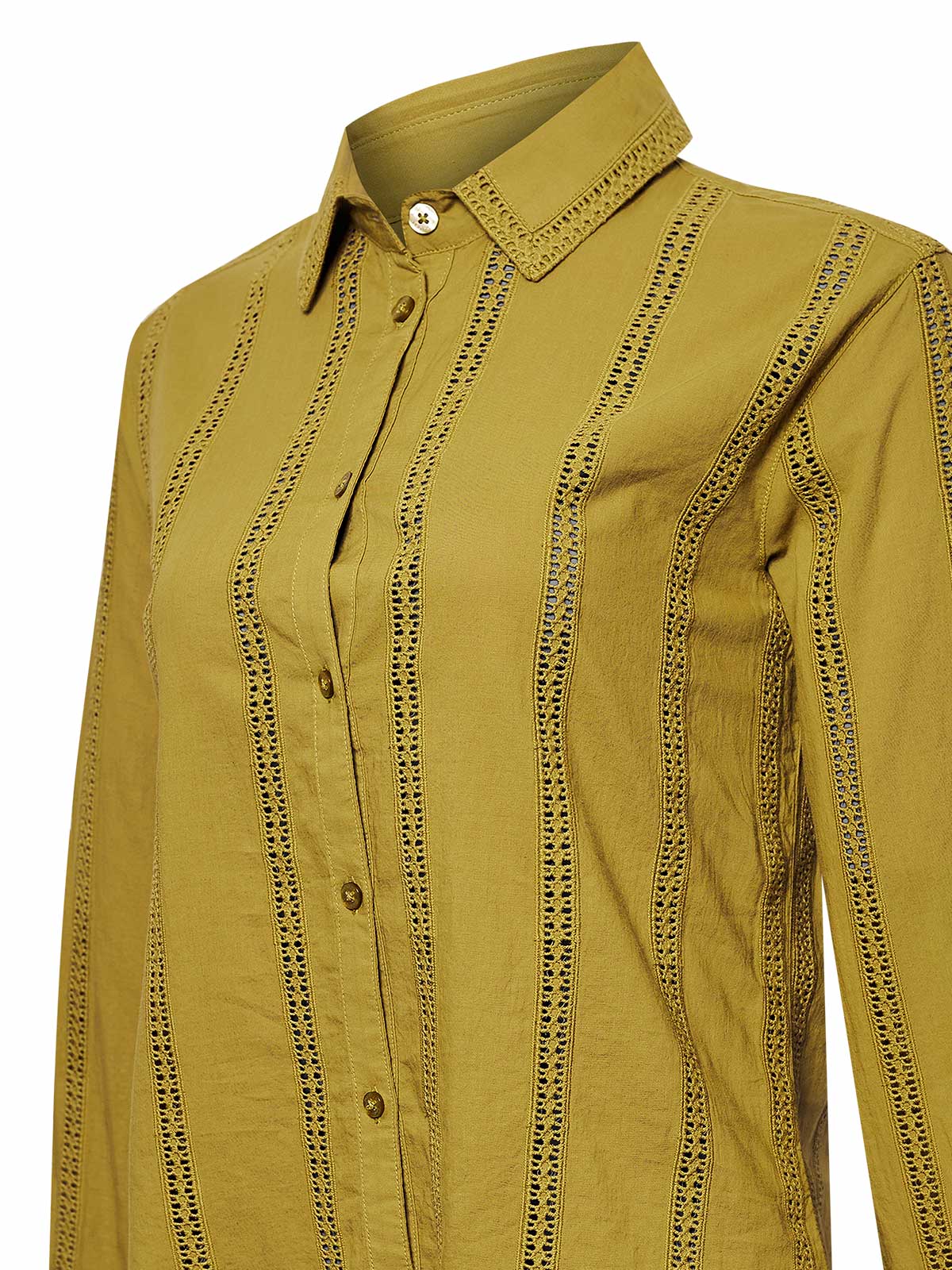 Blusa Algodón Orgánico Mujer Zambor Verde Rockford