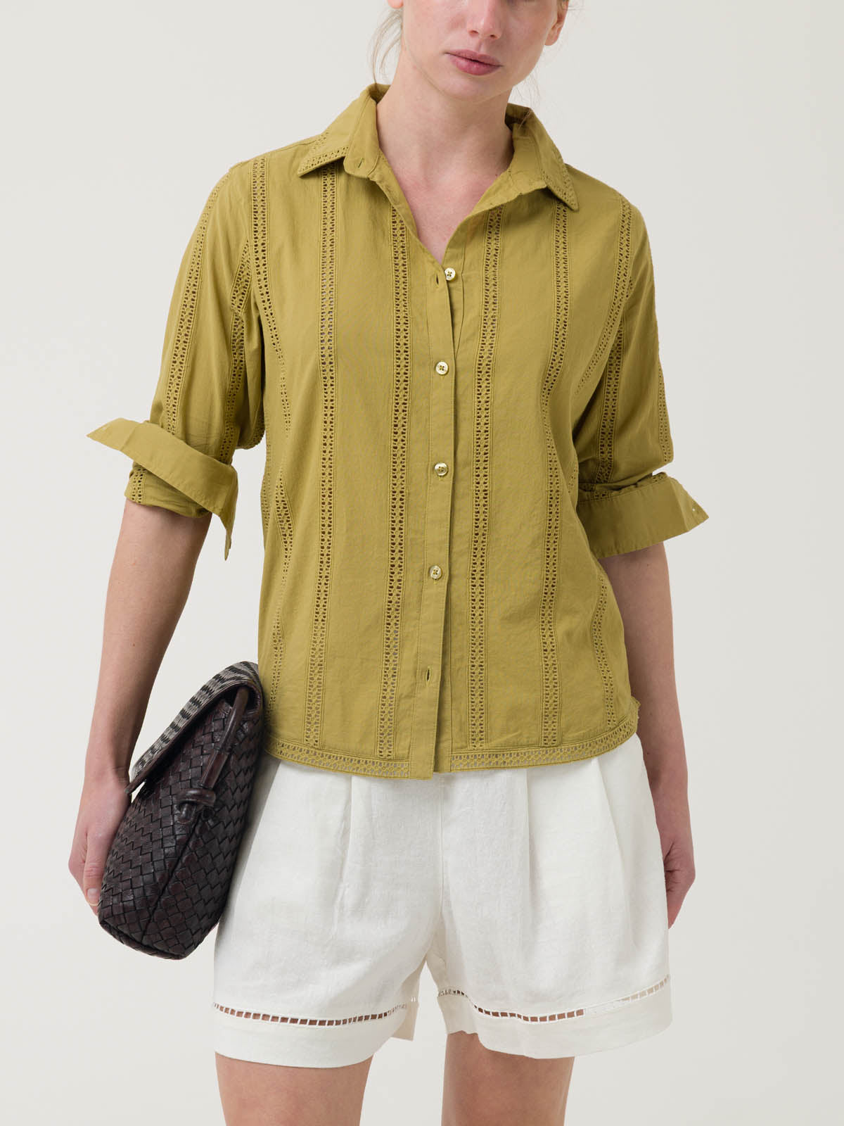 Blusa Algodón Orgánico Mujer Zambor Verde Rockford