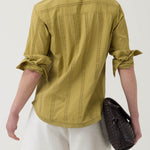 Blusa Algodón Orgánico Mujer Zambor Verde Rockford