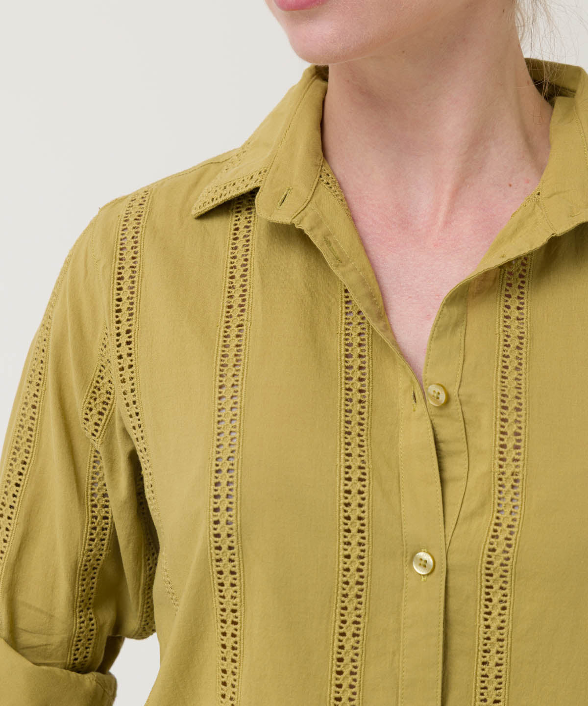 Blusa Algodón Orgánico Mujer Zambor Verde Rockford