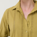 Blusa Algodón Orgánico Mujer Zambor Verde Rockford