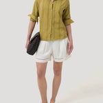 Blusa Algodón Orgánico Mujer Zambor Verde Rockford