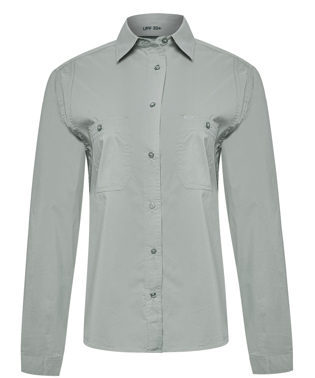 Blusa Algodón Orgánico Mujer Coop Gris Rockford