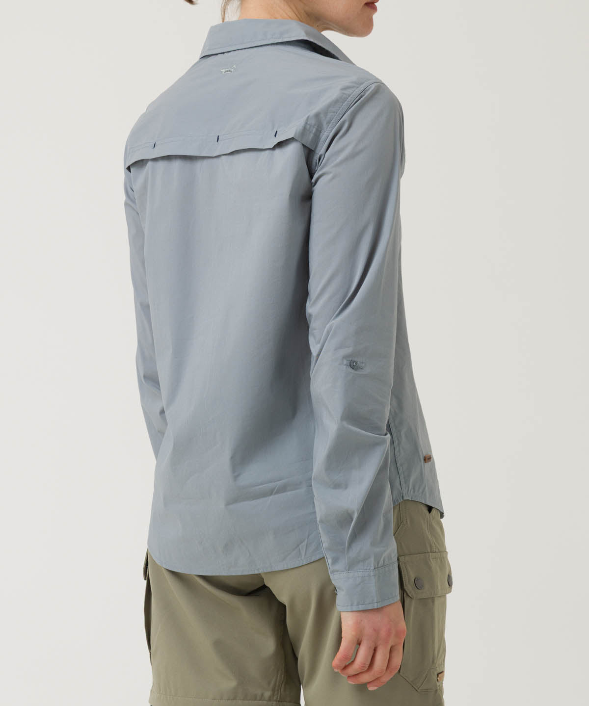 Blusa Algodón Orgánico Mujer Coop Gris Rockford