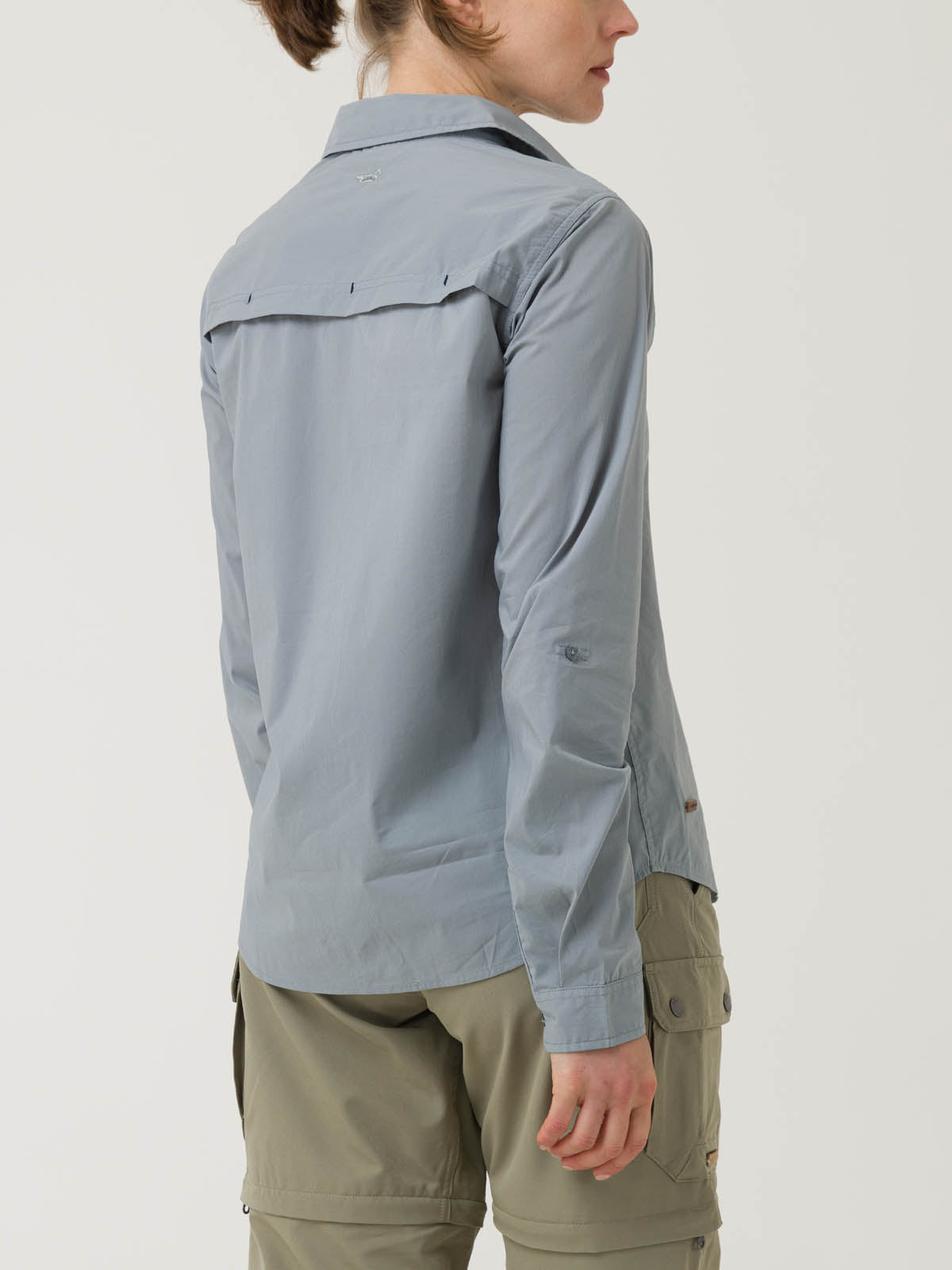 Blusa Algodón Orgánico Mujer Coop Gris Rockford