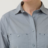 Blusa Algodón Orgánico Mujer Coop Gris Rockford