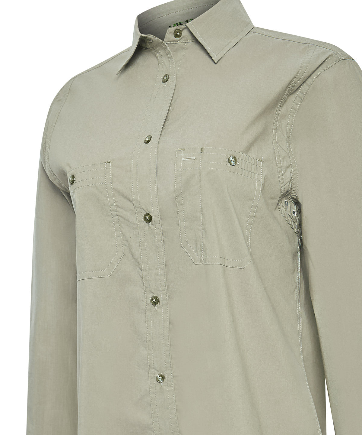 Blusa Algodón Orgánico Mujer Coop Verde Rockford