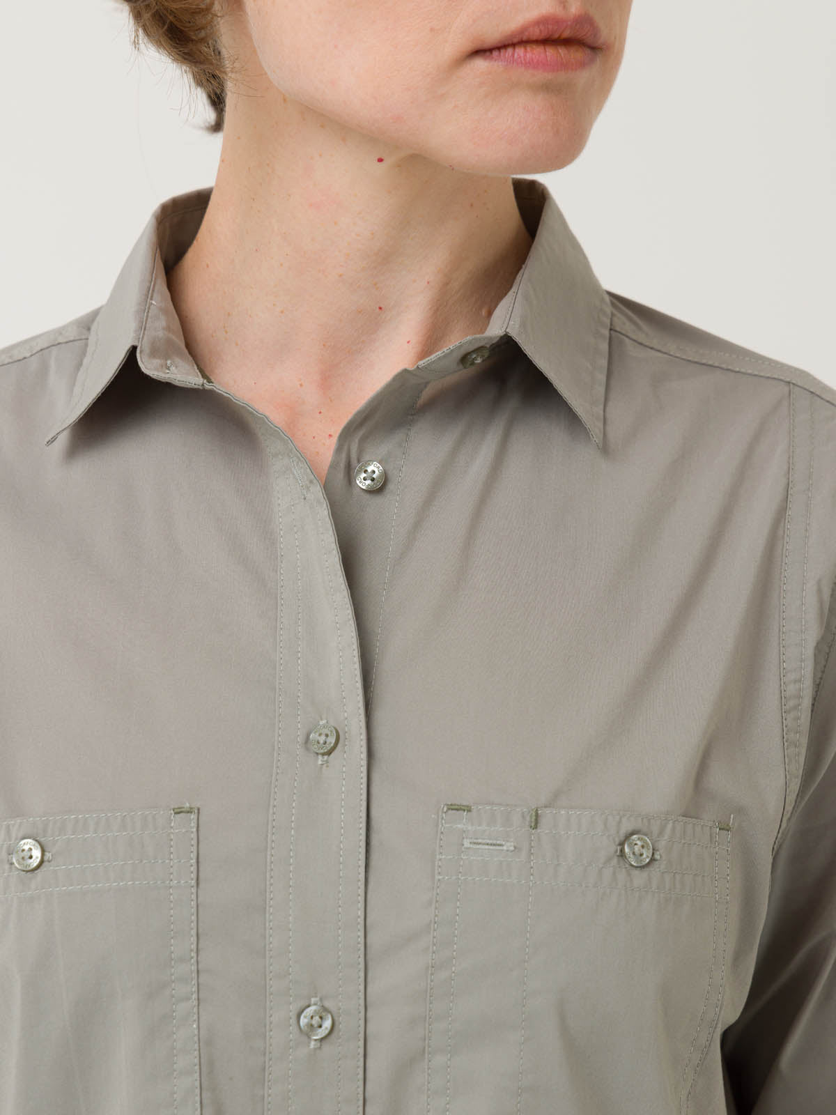 Blusa Algodón Orgánico Mujer Coop Verde Rockford