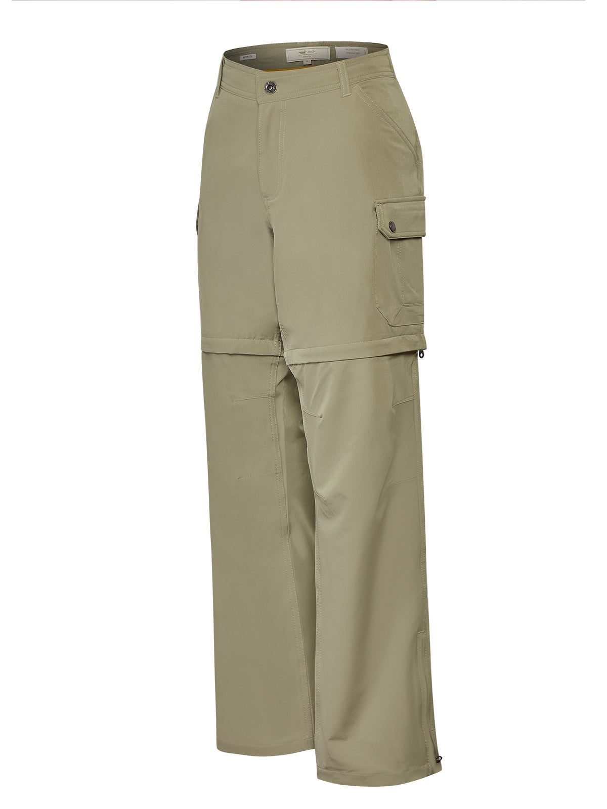Pantalón Fibras Recicladas Mujer Desmontable Verde Rockford