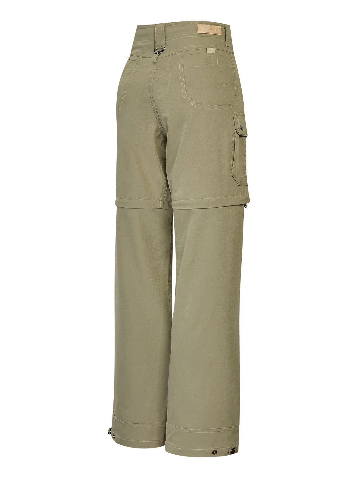 Pantalón Fibras Recicladas Mujer Desmontable Verde Rockford
