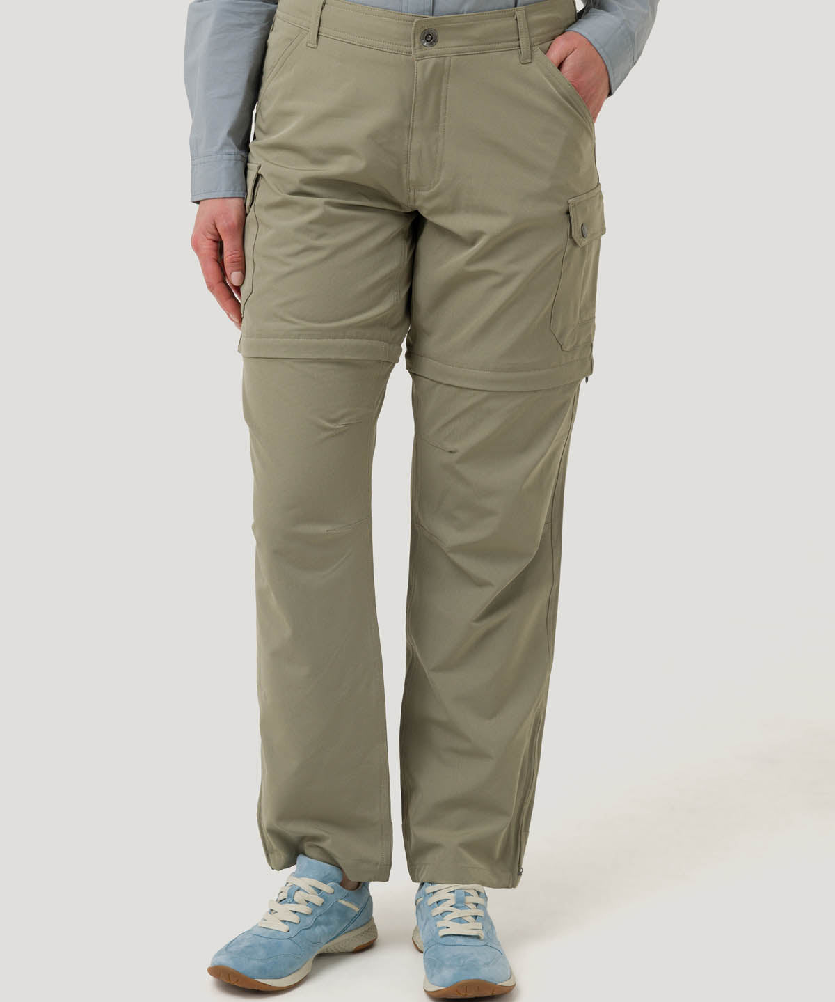 Pantalón Fibras Recicladas Mujer Desmontable Verde Rockford