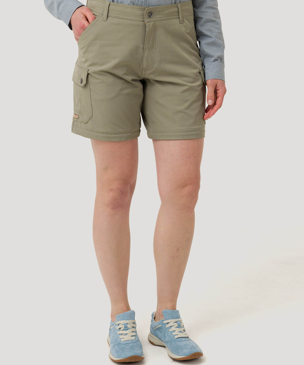 Pantalón Fibras Recicladas Mujer Desmontable Verde Rockford