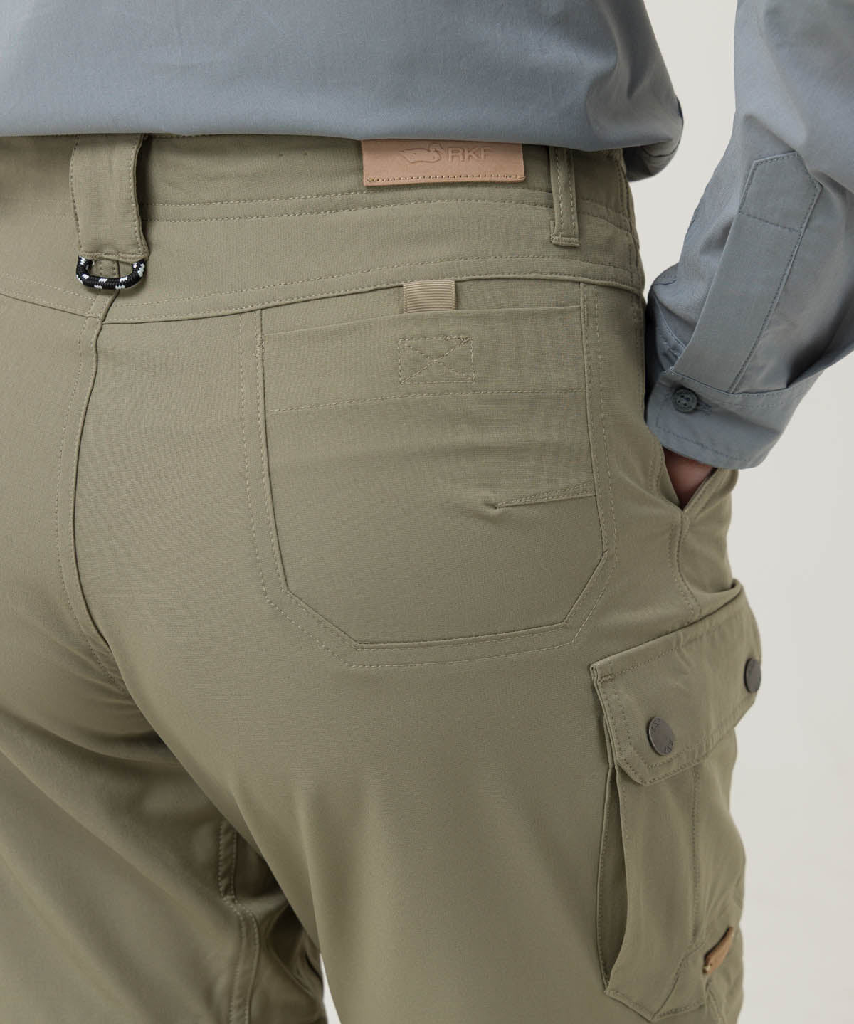 Pantalón Fibras Recicladas Mujer Desmontable Verde Rockford