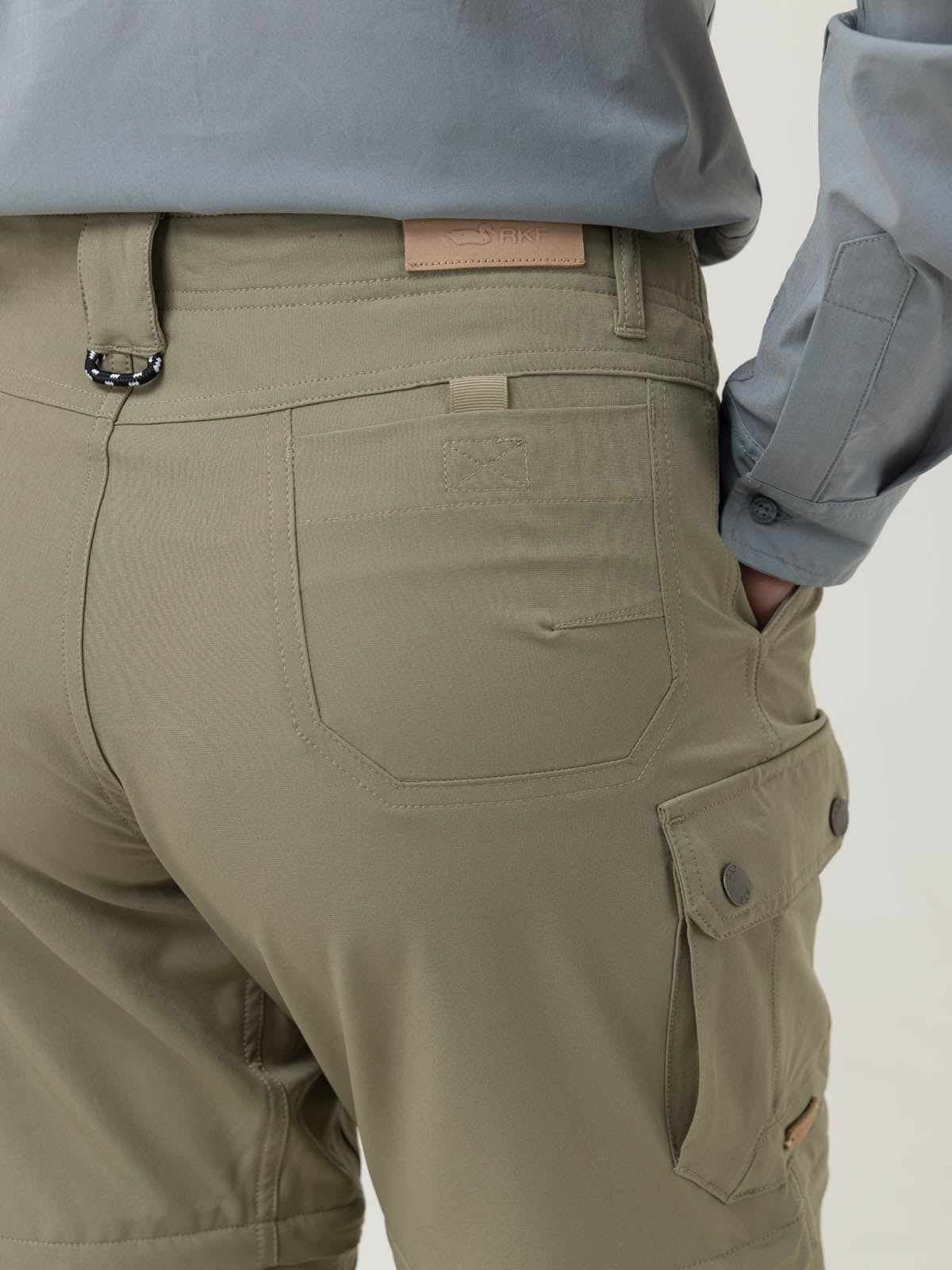 Pantalón Fibras Recicladas Mujer Desmontable Verde Rockford
