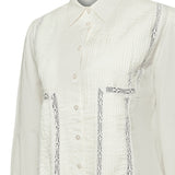 Blusa Algodón Orgánico Mujer Serpent Blanco Rockford