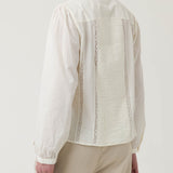 Blusa Algodón Orgánico Mujer Serpent Blanco Rockford