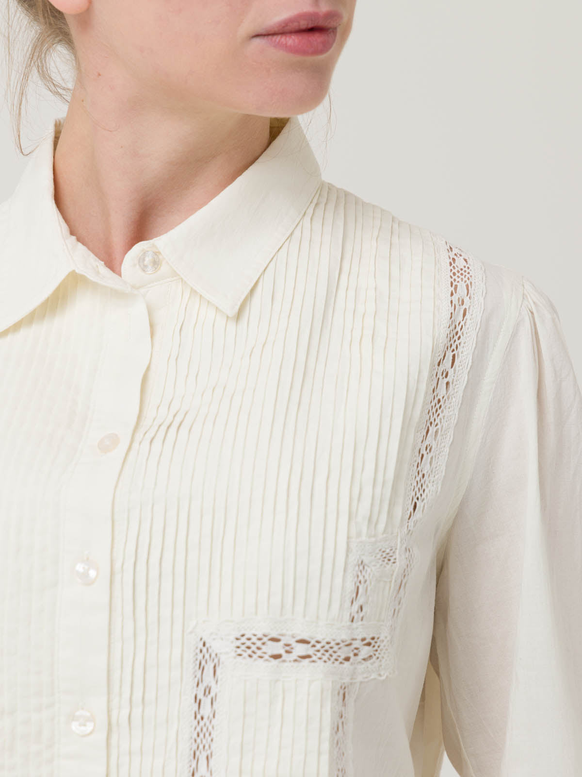 Blusa Algodón Orgánico Mujer Serpent Blanco Rockford